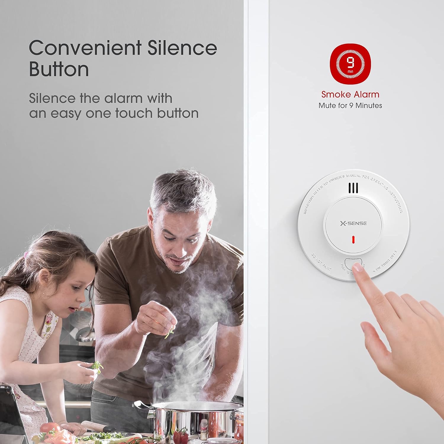 X-Sense Smoke Alarm, 10-Year B - Smoke Detector Interconnected review and price