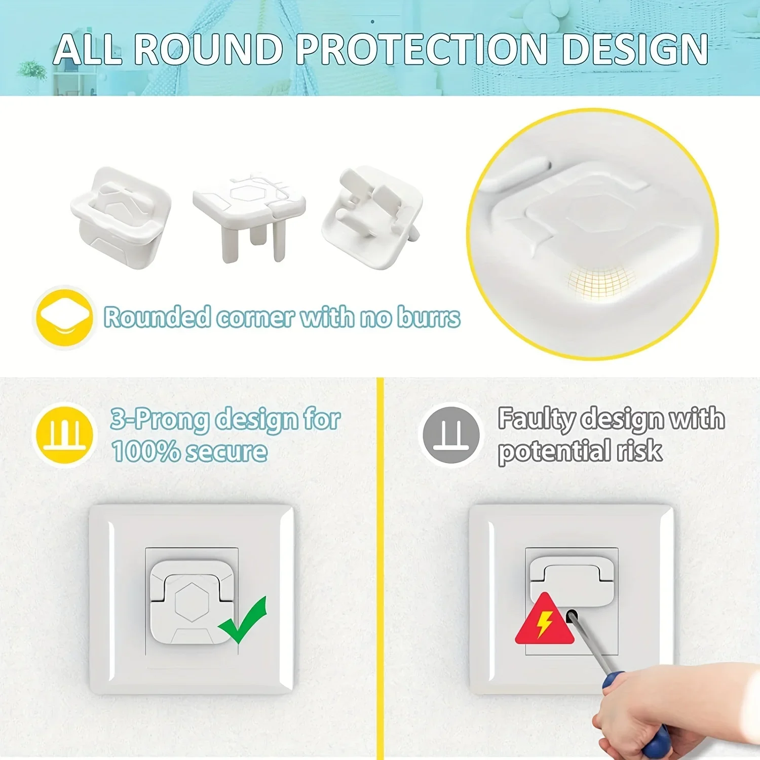1/3/5/10/20Pcs Baby Safety Out - Outlet Cover Baby review and price