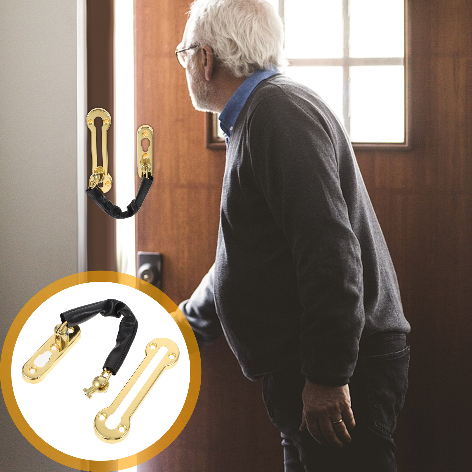 Stainless Steel Door Chain Loc - Security Chain Door review and price
