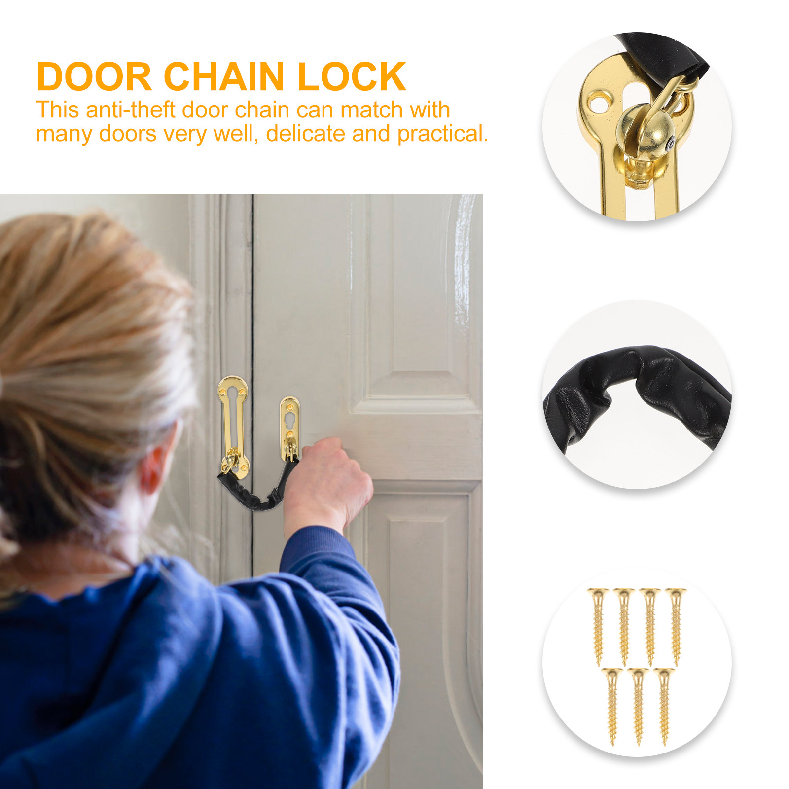 Stainless Steel Door Chain Loc - Security Chain Door review and price