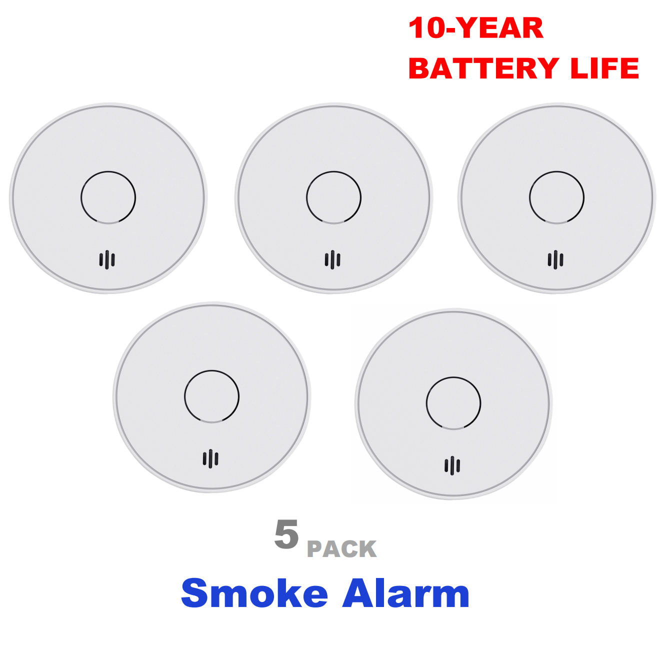 Smoke Alarm for Home, 10-Year  - Smoke Detector Interconnected review and price